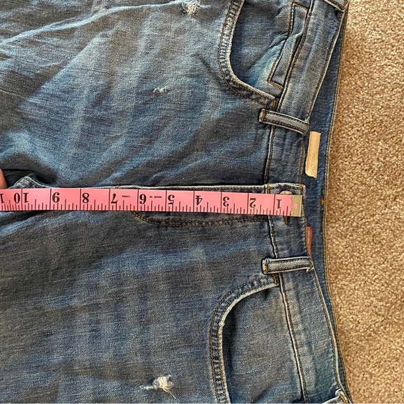 Pilcro Blue Wide Leg Jeans - Picture 2 of 8